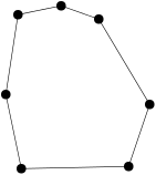 A convex polygon